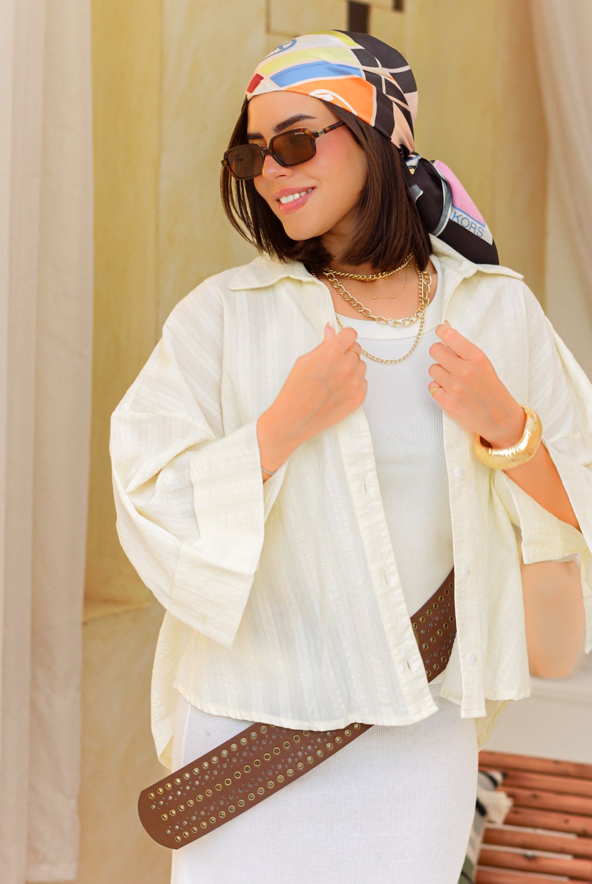 Haze Shirt in white