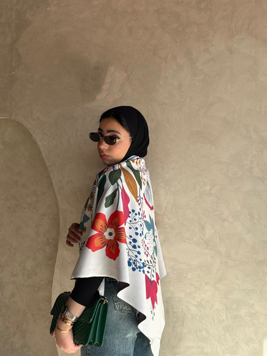 Flowry Double Sided Shawl