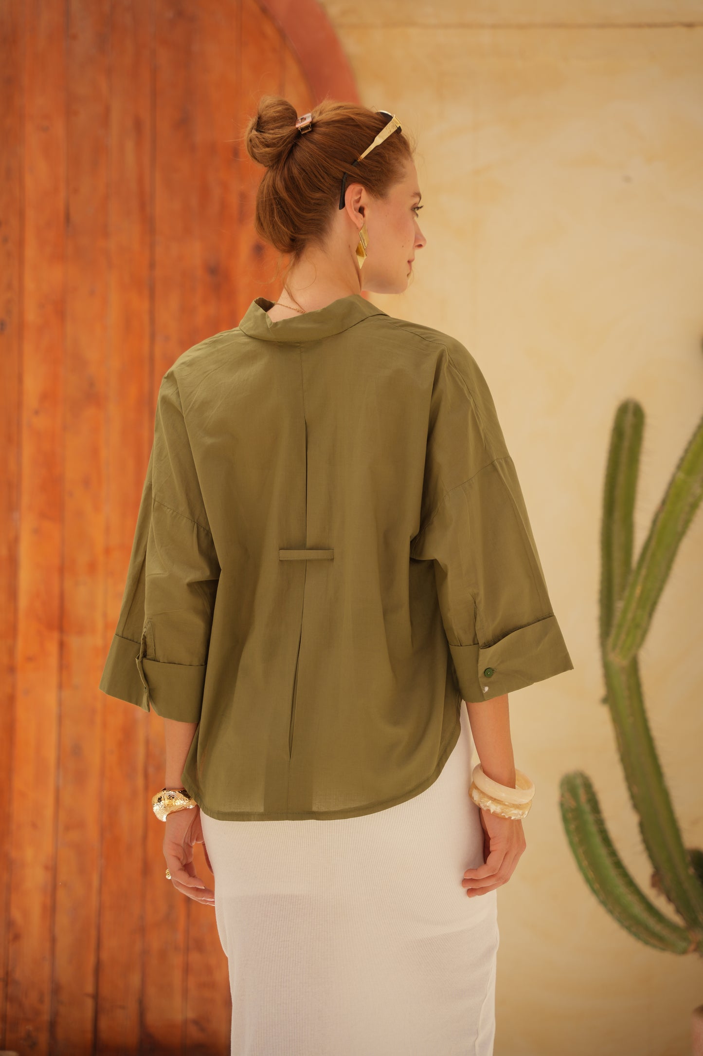 Cabana Shirt in olive