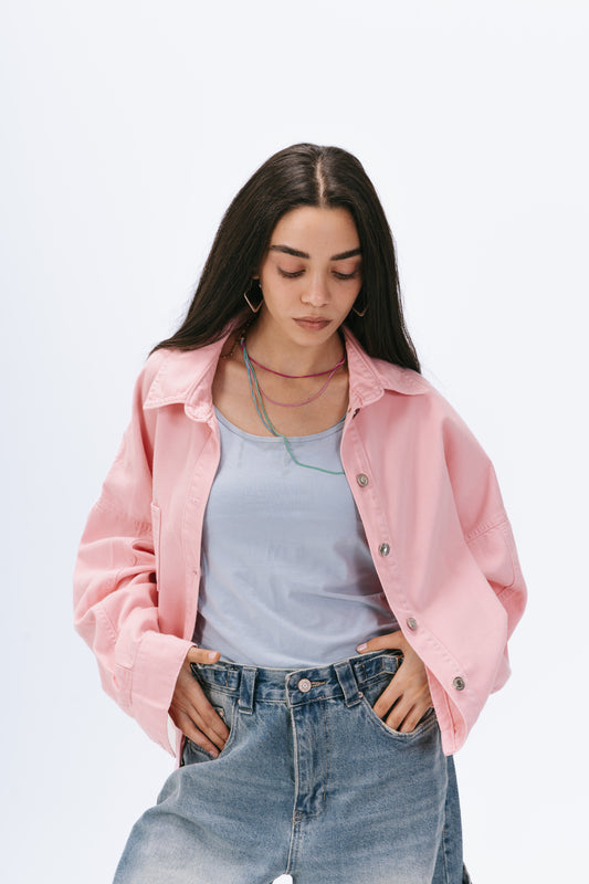 Rose Denim Jacket