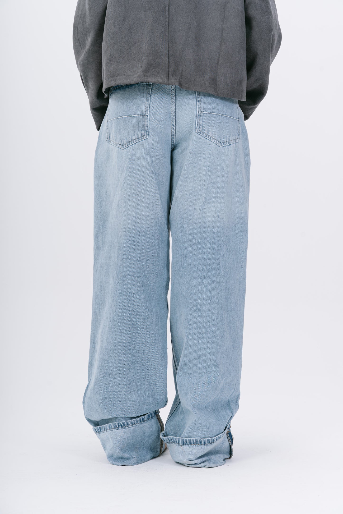 Wide long denim Pants