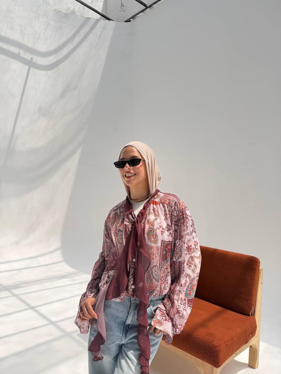 Paisley-Mist Blouse