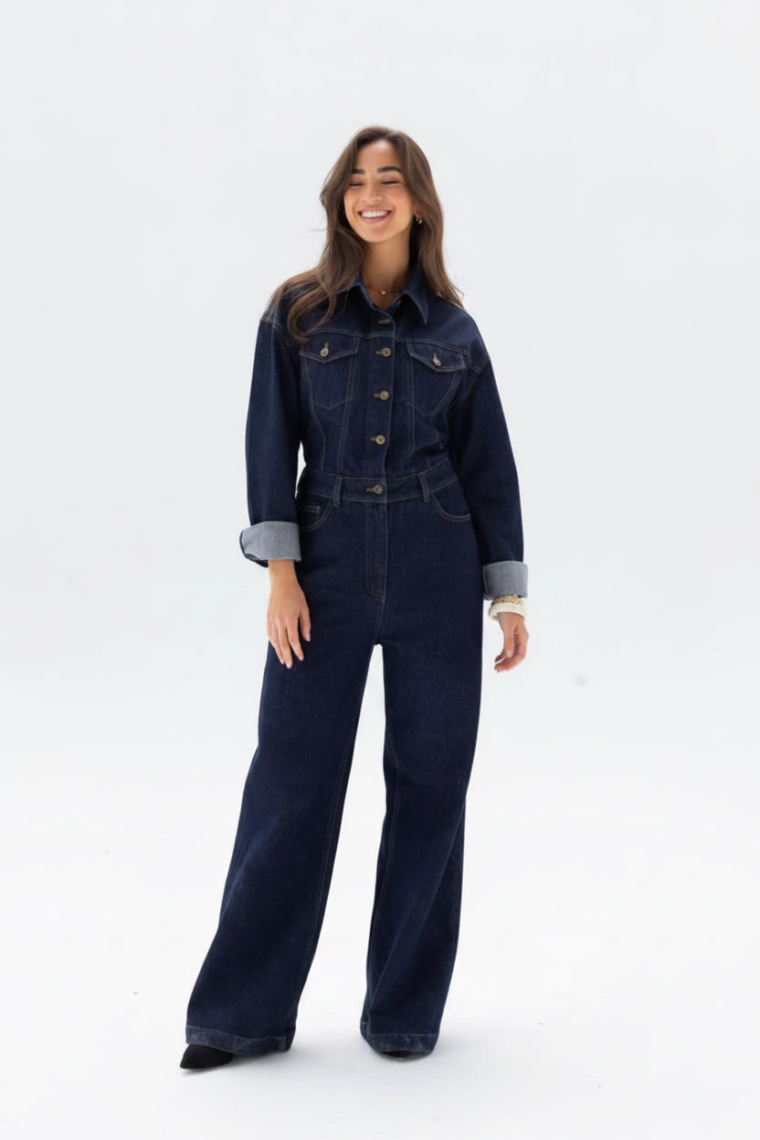 Denim jumpsuit