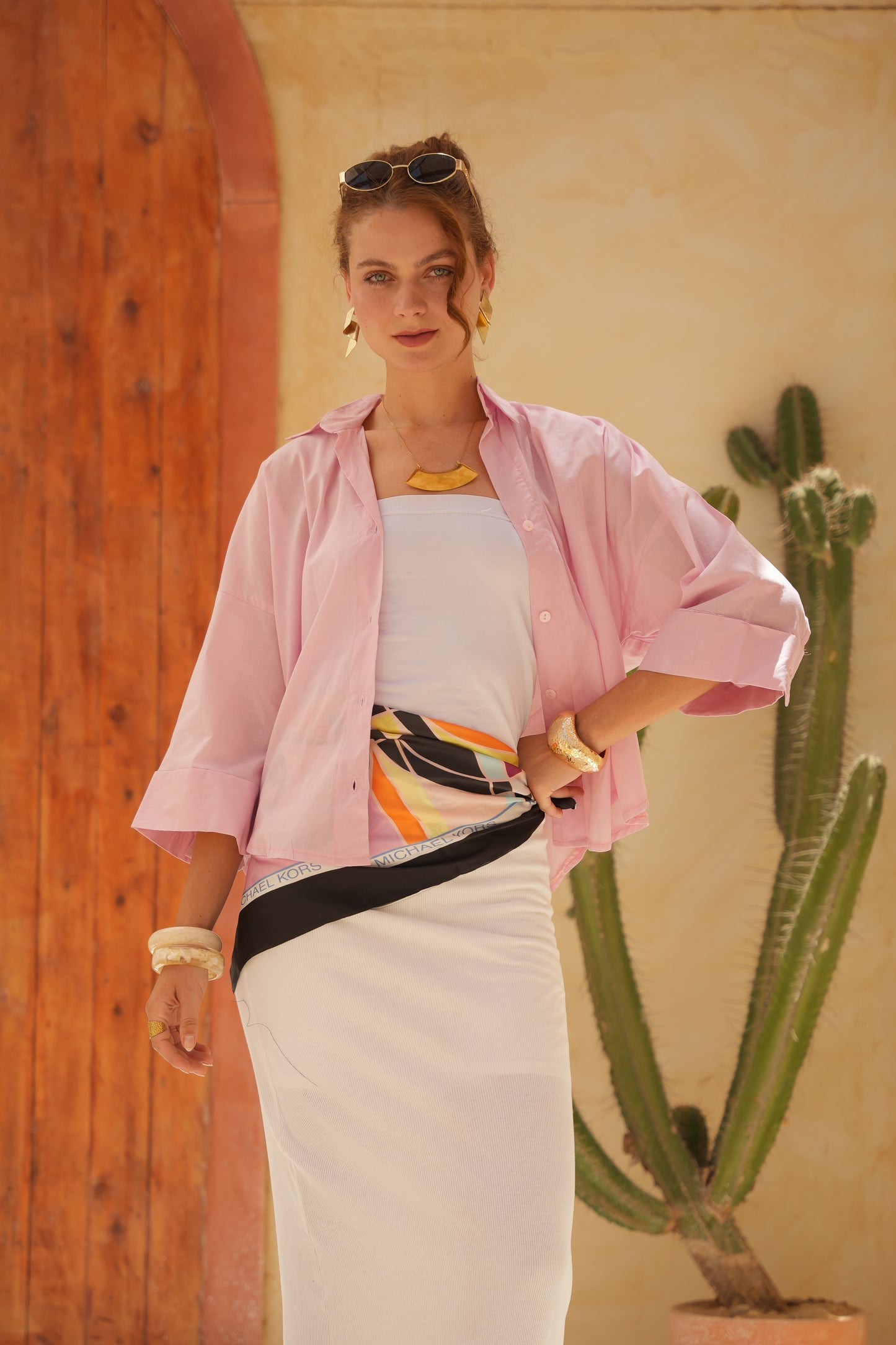 Cabana Shirt in pink