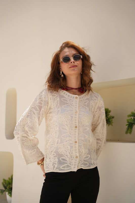 Ethereal Shirt in off-white