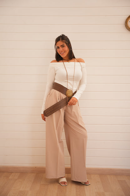 Stellar Trousers in Beige