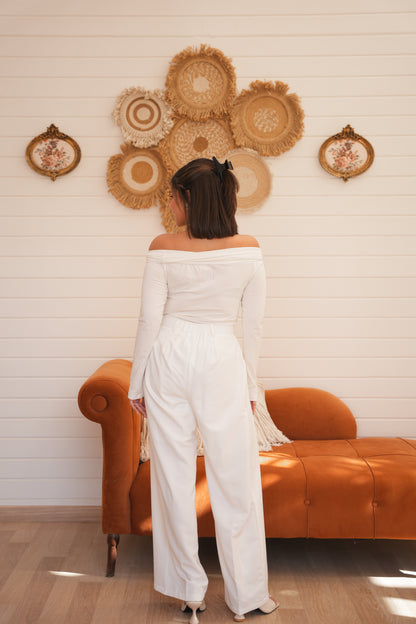 Stellar Trousers in white