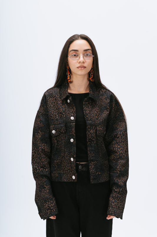 Tiger jacket in black