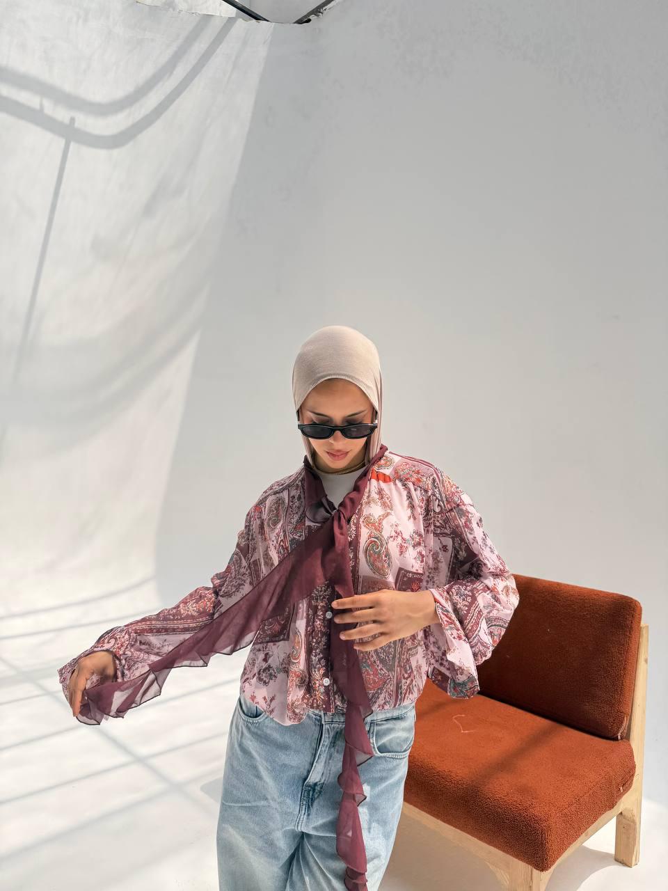 Paisley-Mist Blouse
