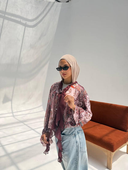 Paisley-Mist Blouse